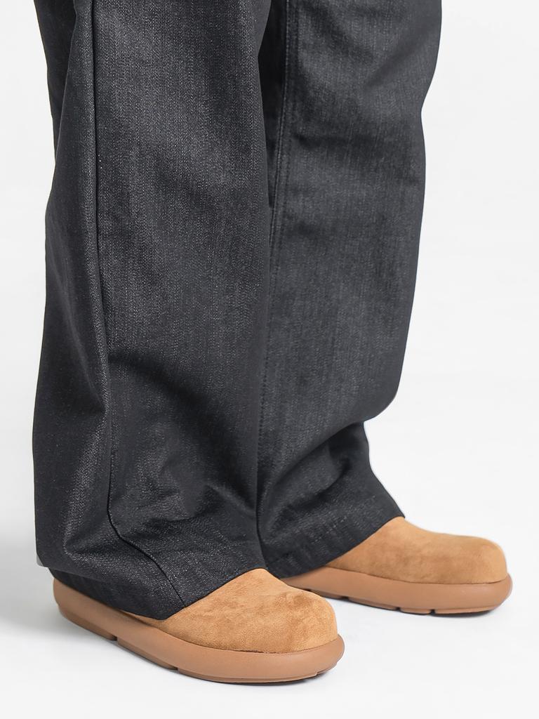 Bsqt By Classy Go88 Chicken 4Cm Desert Suede Minimal Slip-On