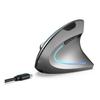 Ergonomic Wireless Vertical Mouse 2.4 G+BT5.1 Two mode Connection 2400DPI Silent Design
