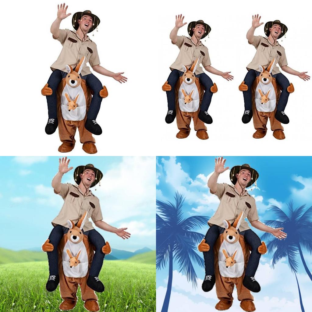 Party Kangaroo Clothing Stage Performance Costumes Christmas Halloween Up Dress