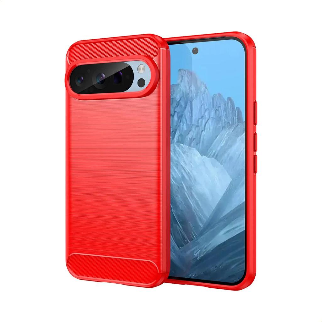 Phone Case For Google Pixel 9 Pro ,flexible Tpu Fiber Protective Cover For Google Pixel 9 Pro
