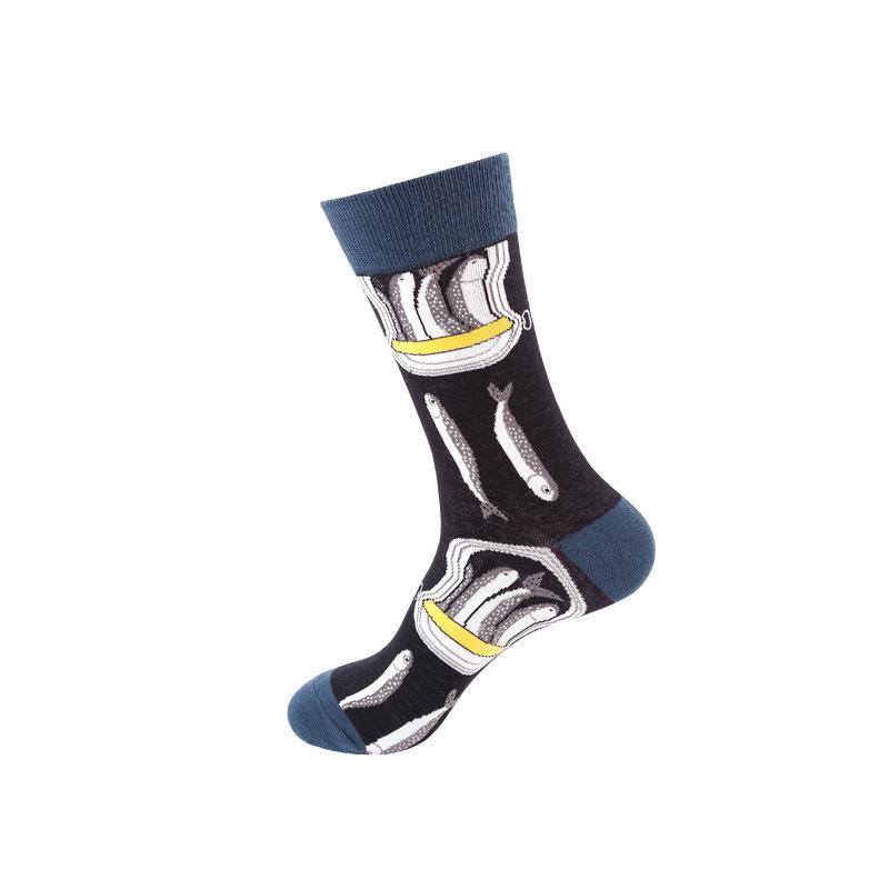 Chaussettes tube moyennes pour hommes et femmes, chaussettes tendance déodorantes