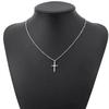 European and American Jewelry Cross Pendant Necklace Clavicle Chain Long Holy Mother