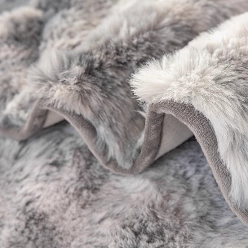 Winter Living Home Non-slip Thick Flannel Gradient Sofa Cushion Couch Cover Warm Slipcover Funda Sofa Mat