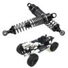 Front and Rear Metal Spring Shock Absorber RC Car Shock Absorber for AXIAL SCX 10 1/10 RC CarBlack