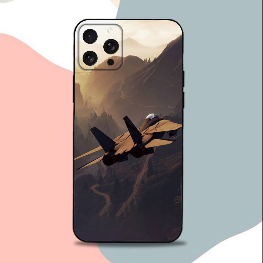 T-Top G-Gun Maverick-ES Phone Case For iPhone 15,13,16,12,11,17,14,Plus,Pro,Max,XS,XR,X,SE,Mini,Soft Silicone Black Cover