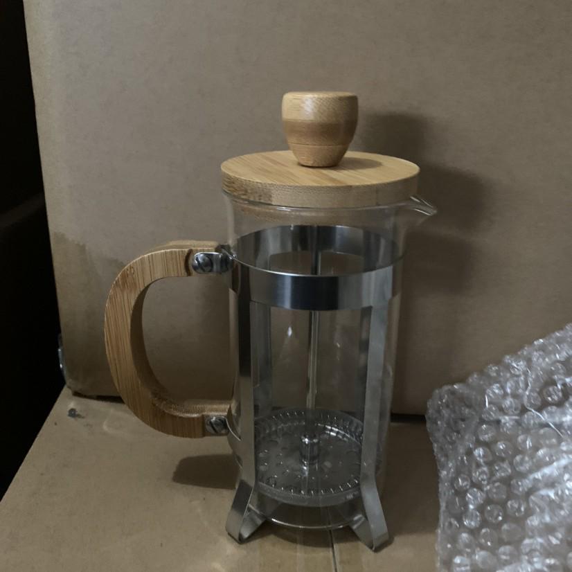French Press Glass Tea & Coffee Infuser - Home Use Cold Brew Pot