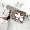 Hot-selling soft cute Q version girl iPhone16 Korean mobile phone case Apple 17Pro all-inclusive mirror case