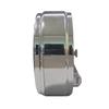 100mm Crystal Clock Wrought Iron Perspective Table Clock Desk Clock for Modern Interior Space Decoration
