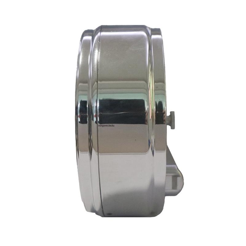 100mm Crystal Clock Wrought Iron Perspective Table Clock Desk Clock for Modern Interior Space Decoration