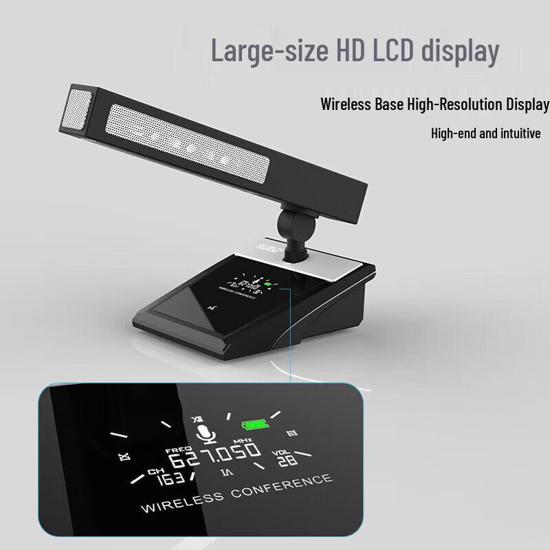 HuiDu Professional U-Band Wireless Conference Microphone System (CN Version)