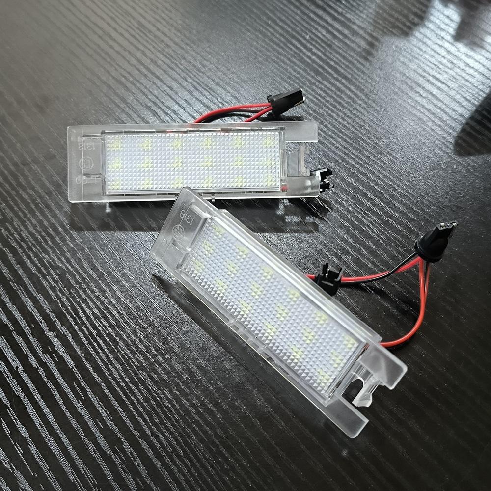 2pcs License Plate Lights LED For Chevrolet Malibu 13-15 Camaro 14-20 Chevrolet Volt 11-19 Cruze Hatchback Number Plate Lights