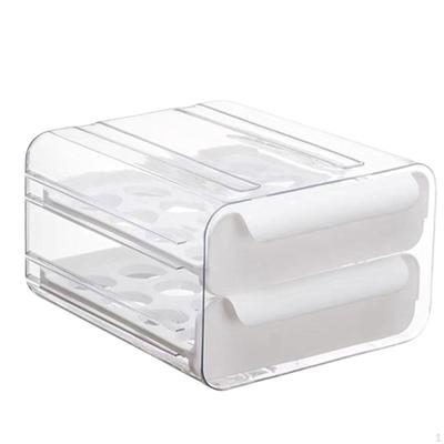 Double Layer Egg Storage Holder for Kitchen Organization