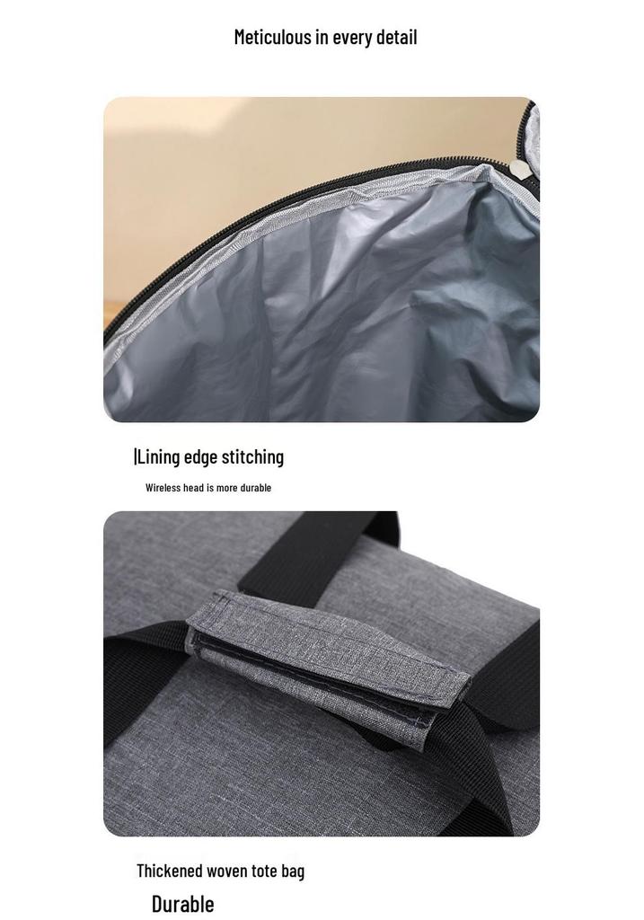 Waterproof Large Picnic Bag with PEVA Insulation and Shoulder Strap