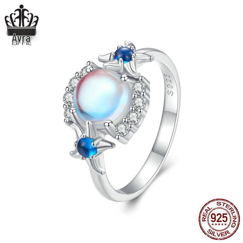 

Avle Набор ювелирных изделий из стерлингового серебра 925 пробы в океанском стиле со звездами и морскими коньками