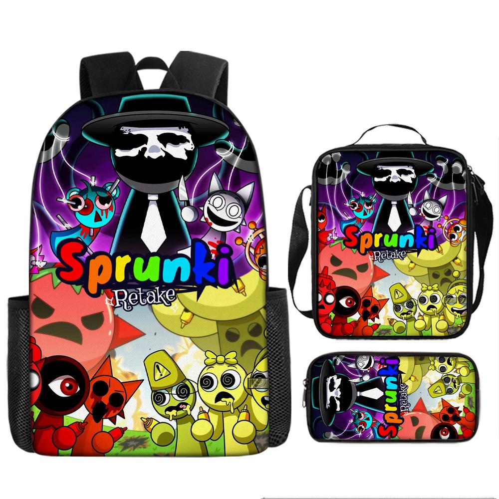

Cartoon European and American animation schoolbag student schoolbag children s rhythm box backpack anti-splashing water Pencil Case
