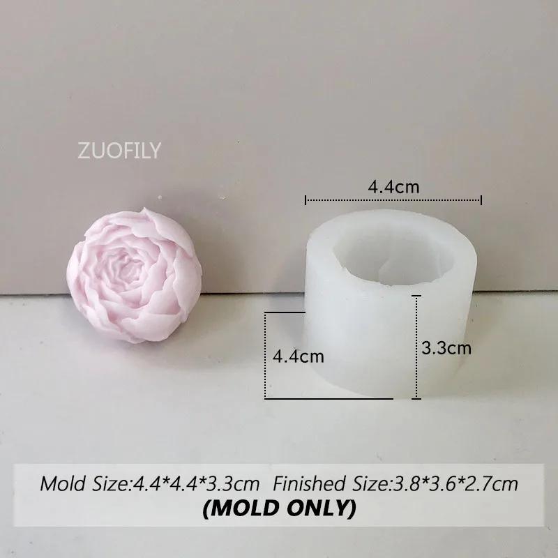 

New Flower Rose Peony Daisy Silicone Mold Cake Decoration Accessories Handmade Fondant Chocolate Sugar Soap Mould Baking Tools