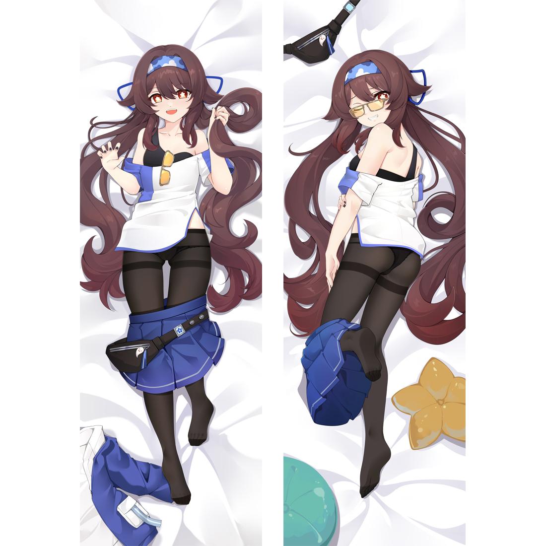 

Genshin Impact Hutao Аниме Dakimakura Hu Tao JK Косплей обнимающая наволочка для тела отаку наволочка для подушки домашний декор 150x50cm Pillowcase