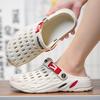 Clogs Herren Sommer Outdoor Rutschfest Zehenschutzkappe Slipper Outdoor Strand Sport Badesandalen
