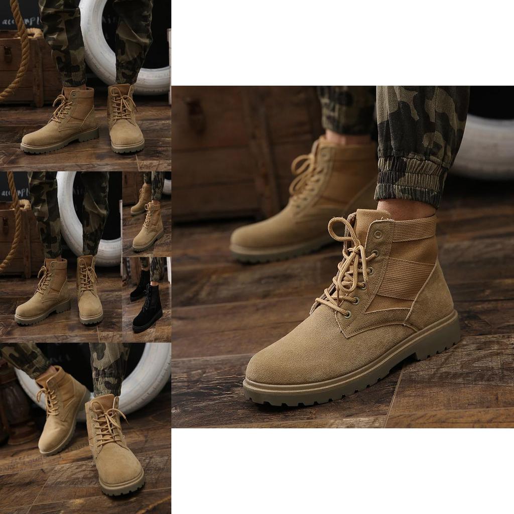 Stylish Men Boots New Fashion Martin Boots For Casual High Top Comfort