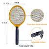 Rechargeable Electric Mosquito Swatter Killer Racket Portable Durable Home Use
