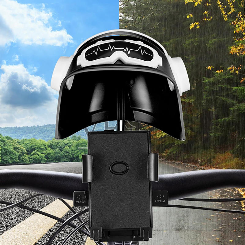 Handlebar Helmet Cell Phone Holder Self-driving Sun Resistant Phone Navigation Mount Bracket for Motorcycle Electric Vehicles Bicycle