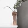Nordic Style Creative Ceramic Ornament Imitation Hand Men and Women Living Room Home Decoration Flower Ware Realistic Fist Vase