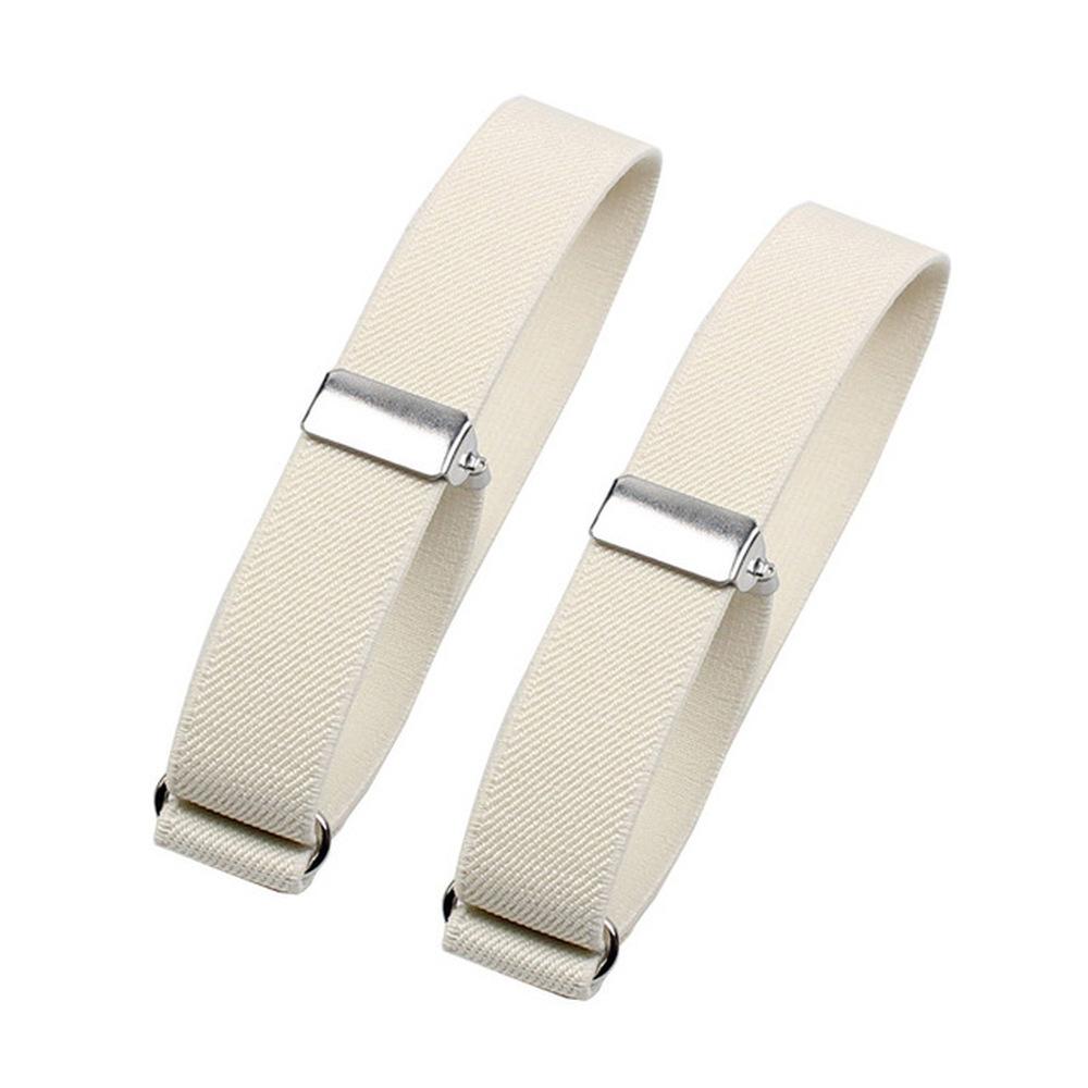 1 paio di bracciali elastici per camicie, maniche da donna, uomo, moda, bracciali regolabili, fasce per accessori di abbigliamento per matrimoni
