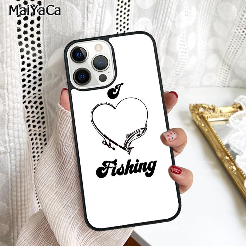 Love Fishing Phone Case Cover For iPhone 17 Air 16 16e 15 plus 11 12 13 14 pro max shell coque