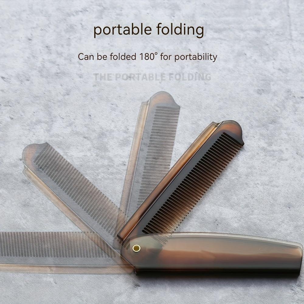 1pc Portable Hair Comb Folding Beard Comb Pocket Size Beard Styling Comb Travel Comb, Compact and Elegant, Suitable for Daily Carry