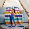 1pc Ms Rachel4 Theme Blanket - Digital Print, Polyester, Cozy for All Seasons, Perfect for Outdoor, Camping, and Travel