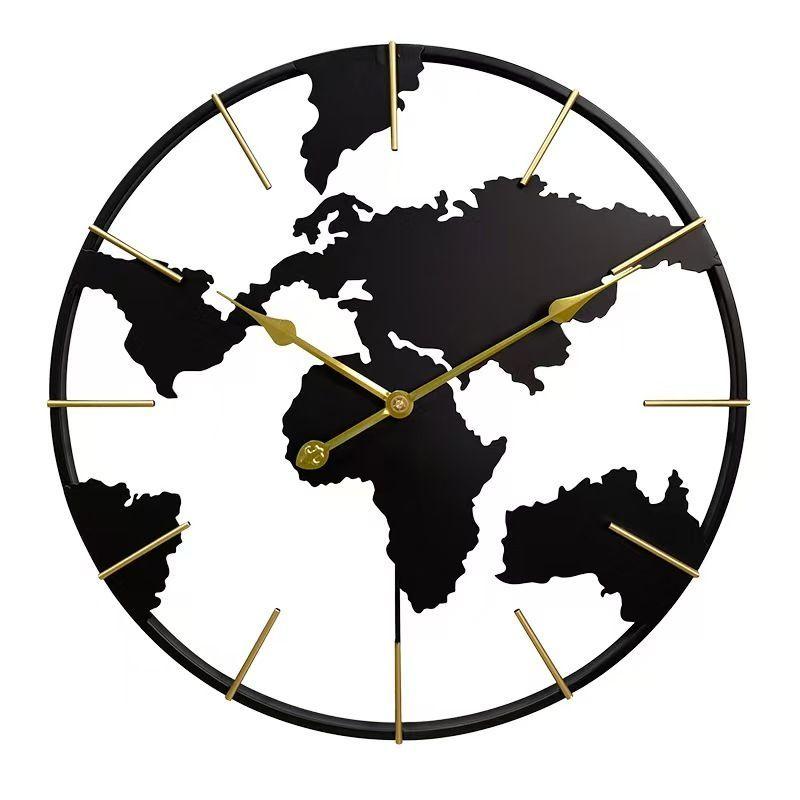 Wall Clock Home Decor Easy to Read Versatile Reliable Round Quiet Movement Analog Clock for Bar Kitchen Hotel Office Bathroom