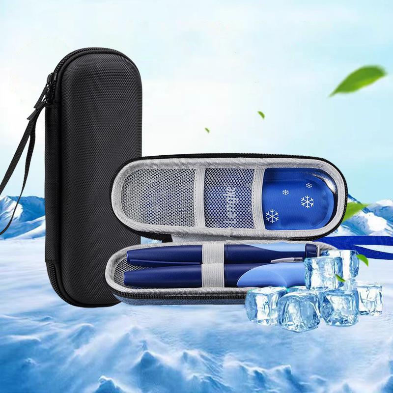 Portable Waterproof Diabetic Insulin Cooling Bag Case Carry-on Protector Medicine Organizer Refrigerated Ice Pack Drug Freezer