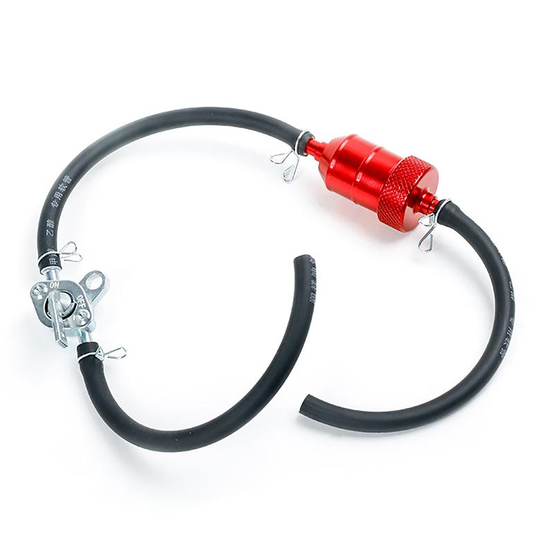 Motorcykel Internt Bränslefilter Bensinfilter Bensin Bränsleledningsslang Moto Skoter Crossmotorcykel