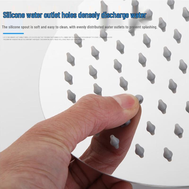 Anica Enjoy Stainless Steel Pressurized Rain Shower Head
