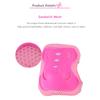 Children Knee Pads Kids Kneelet Wrister Coordinates Skate Protective Gear Protection Knee Wrist For Cycling Skateboard