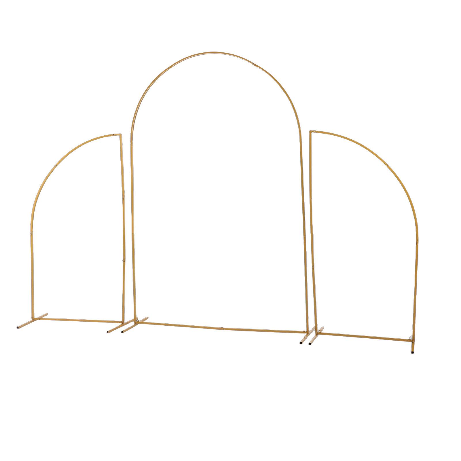 Support de Fond d'Arche de Mariage, Cadre d'Arche Décoratif en Métal pour Fête d'Anniversaire, Baby Shower, Remise de Diplôme et Événements Festifs