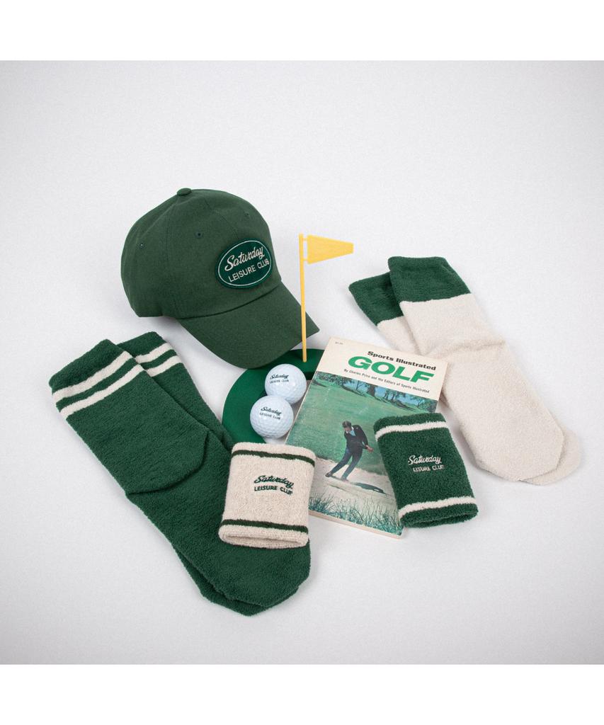 Seleodeilejeokeulleob Signature Ball Cap - British Racing Green & Green Stripe Patch
