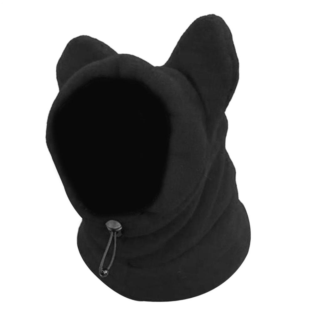 S/M Cute Dog's Fleece Warm Hat Soft Breathable Warm Adjustable French Bulldog s Winter Hats Pet Supplies Thickened