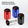 YJBU1 4pcs Metal Car Tire Valve Caps 3D Aluminum Alloy Stem Caps For Ford ST Line Explorer Transit Ranger Kuga F150 Fusion Taurus GHIA