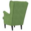 Armchair Light Green Velvet