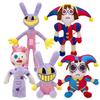 The Amazing Digital Circuss Plush Doll Decoration Cute Cartoon Clown Anime Birthday Gift Pillow Pomni Jax Plush Toy Anime Gifts