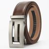 Fake Needle Punch Belts with Various Colors  Automatic Buckle Belts  Men's Genuine Leather Business Casual Buckle Belts