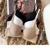 Sujetador Push-Up Sin Costuras Estilo Sudeste Asiático - Para Mujer, Copa Fina, Con Aros Cómodo, Diseño Suave de Una Sola Pieza