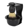Men Beard Foaming Brush Set Soap Bowl Brush Rack Nylon Hair Beard Grooming Brush Kit