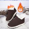 Damen Herbst Winter Warme Baumwollschuhe Lässig Dick Plüsch Slip On Schneestiefel Frau Leicht Rutschfest Knöchel Botas Mujer 2025