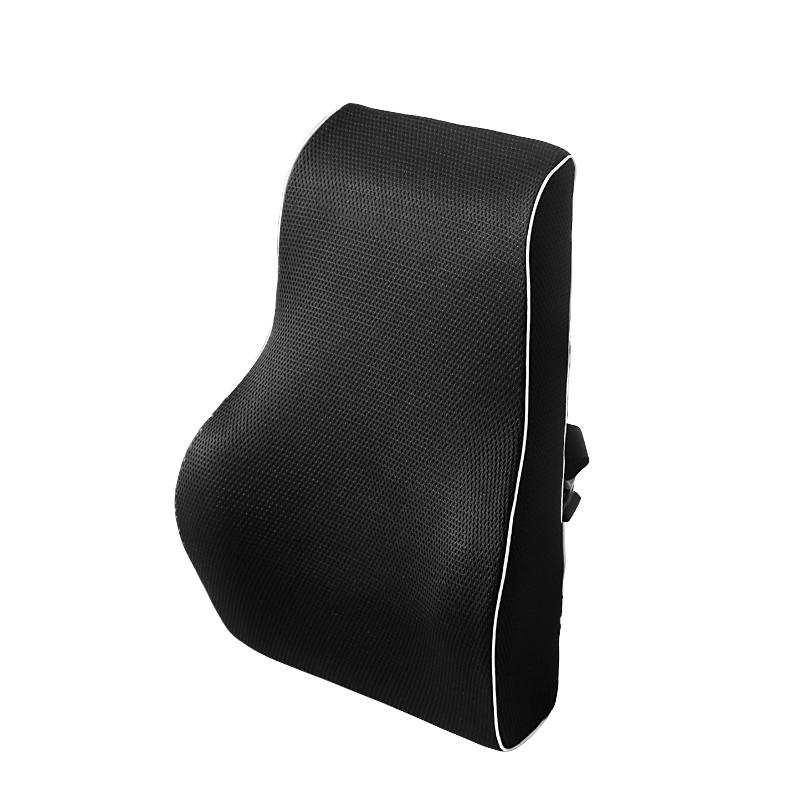 

Эргономичная подушка для поясницы из дышащей сетчатой ткани, двойные регулируемые плечевые лямки и подушка для спины из пены с памятью 45x38x14cm