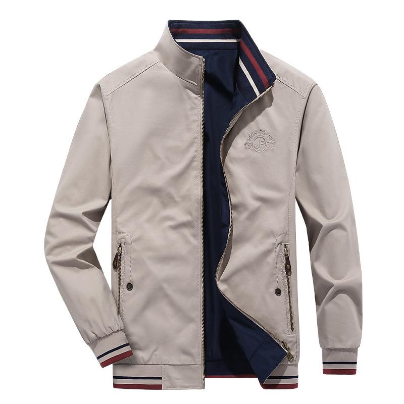 Men's Sports Jacket, Double-sided Stand Up Collar Jacket, Casual and Fashionable Color Blocked Jacket, Men's Jacket