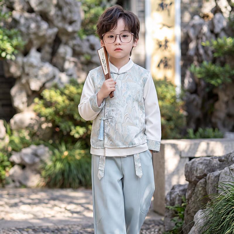 Boys' Traditional Chinese Hanfu Performance Outfit