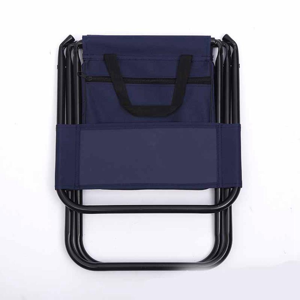 Camping Folding Chair Folding Bag Chair Folding Chair Outdoor Camping Portable Folding Back Chair Fishing Leisure Chair with Bag