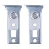 18 Pack Door Repair Hardware Kit with Metal and Nylon Parts for Bifold Closet Doors and For Folding Pocket Doors